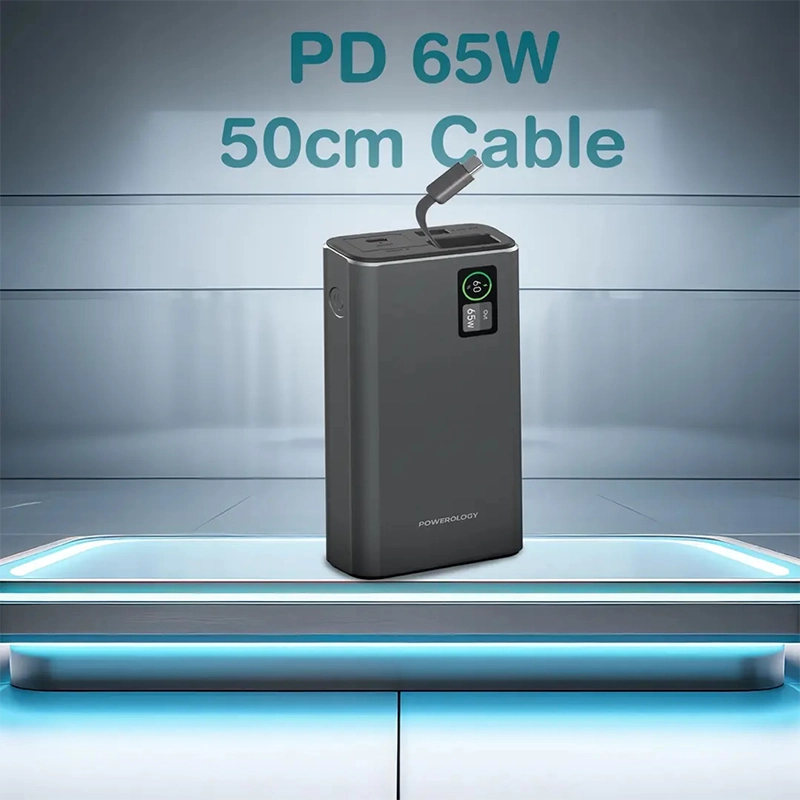 Powerology Aluminum 20000mAh Power Bank PP082